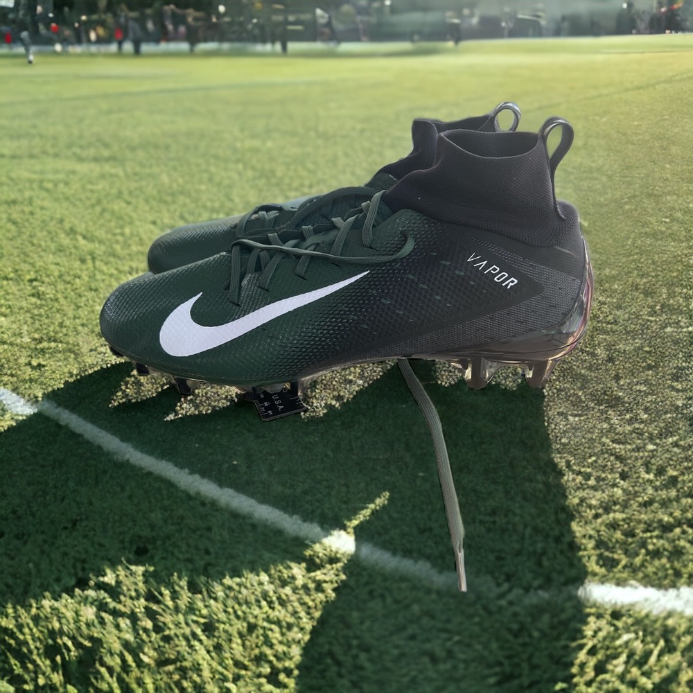 Men's Size 16 Nike Vapor Untouchable Pro 3 Cleats Eagles Green Black AO3021-003